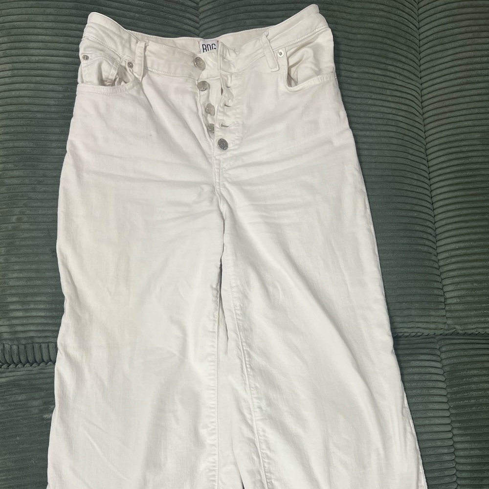 BDG Urban Outfitters white wide leg high waisted jeans